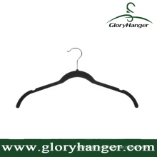 Черная бархатная рубашка / вешалки для одежды с хромированным крючком